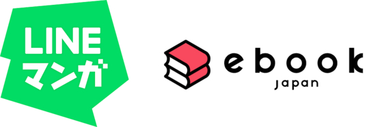 Logos of Line Manga and eBookJapan [NAVER WEBTOON]