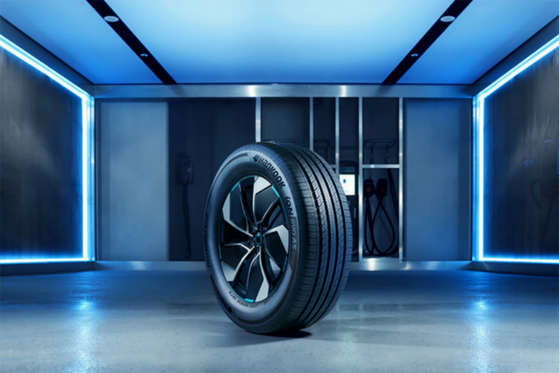 Hankook Tire and Technology introduced iON for the Korean market Tuesday, a tire brand for electric vehicles. [HANKOOK TIRE AND TECHNOLOGY] 