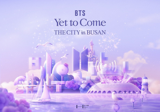 Boy band BTS’s management HYBE will host “The City” project to celebrate “BTS 〈Yet To Come〉 in Busan,” an upcoming free concert to promote the city’s bid to host World Expo 2030 set for Oct. 15. [HYBE]