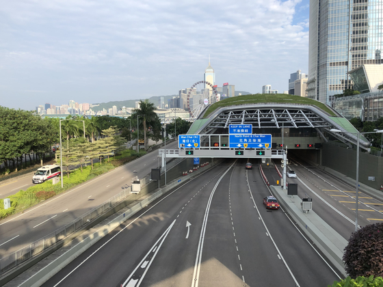 The new Central-Wanchai Bypass [ANTHONY SPAETH]