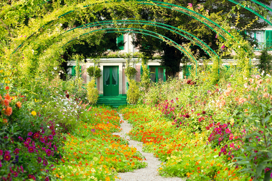 Claude Monet's garden at Giverny, in Normandy, northwestern France. [ERIC SANDER]