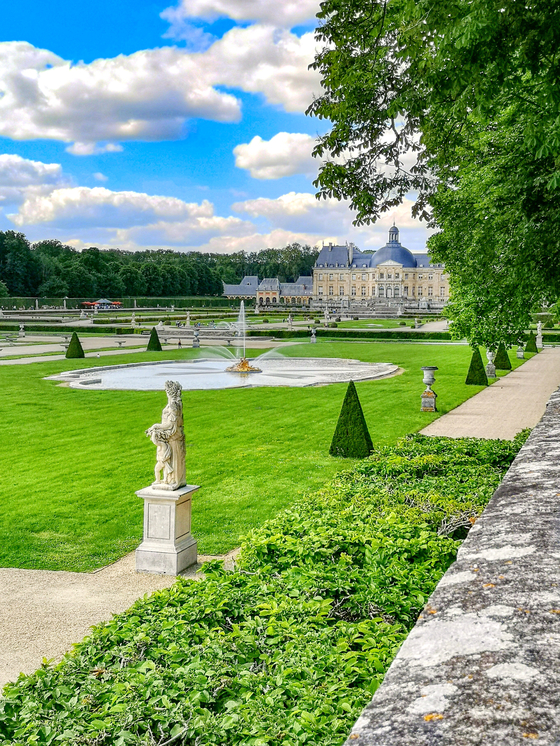 The gardens and château of Vaux-le-Vicomte in Maincy, France. [GINA CHARMA]