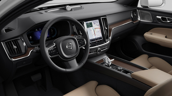 Interior of the partially revamped S60 [VOLVO CARS KOREA]