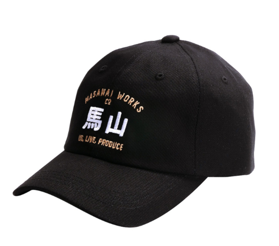A ball cap with the hanja for Masan written on it, made by Masanai Works [MASANAI WORKS]