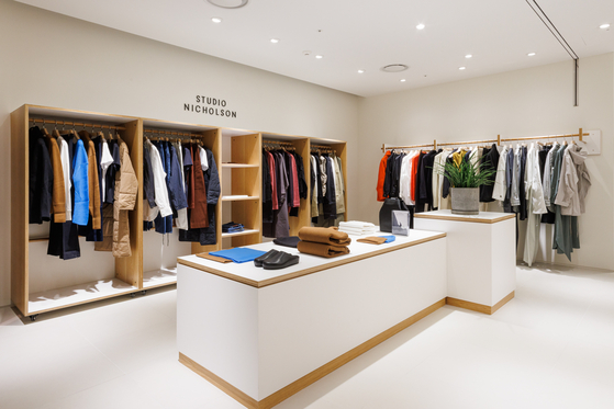 Studio Nicholson opened its first Korean store in Hyundai Department Store in Apgujeong-dong of Gangnam District, southern Seoul, on Sept. 23. [SAMSUNG C&T]
