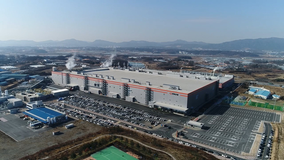 A bird's eye view of the Hanwha Solutions Jincheon plant in North Chungcheong [HANWHA SOLUTIONS]