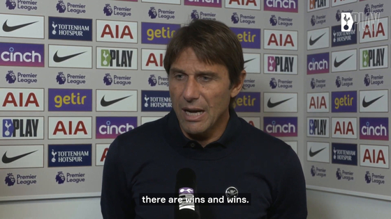 Tottenham Hotspur manager Antonio Conte was delighted after the 2-0 win over Everton in the Premier League to see his players improve their maturity to handle difficult situations in the game.  [ONE FOOTBALL]