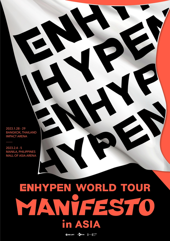 Poster for the "Enhypen World Tour 'Manifesto' in Asia" [BELIFT LAB]