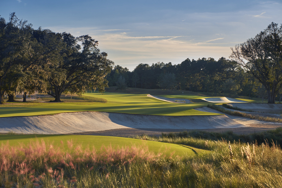 Hole 8 at the Congaree Golf Club in Ridgeland, South Carolina is pictured during a 2019 photo shoot. View of the 8th hole. [CONGAREE GOLF CLUB]