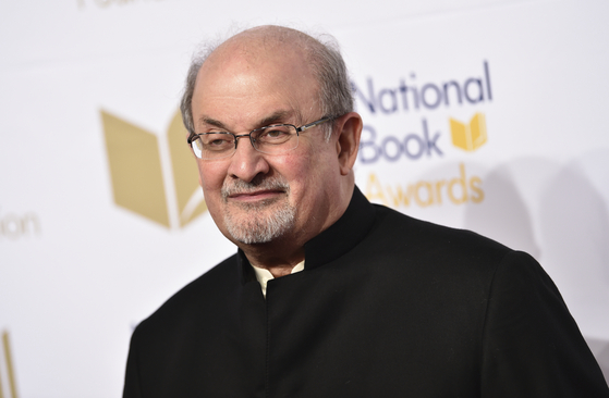 Salman Rushdie attends the 68th National Book Awards Ceremony and Benefit Dinner on Nov. 15, 2017, in New York. Rushdie's agent says the author has lost sight in one eye and the use of a hand as he recovers from an attack by a man who rushed the stage at an August literary event in western New York. [EVAN AGOSTINI/INVISION/AP]