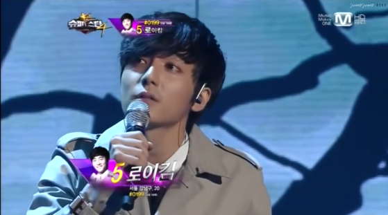 Roy Kim's appearance on Mnet's audition program ″Superstar K4″ in 2012 [SCREEN CAPTURE]