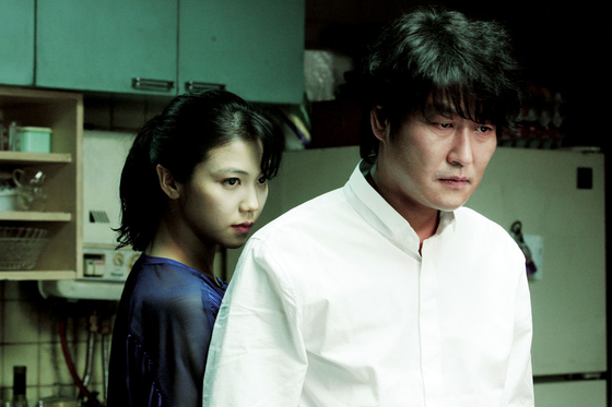 "Thirst" (2009), starring Song Kang-ho and Kim Ok-vin, is Park's and Jeong’s third film together. The film won the Jury Prize at the 2009 Cannes Film Festival. [CJ ENM]