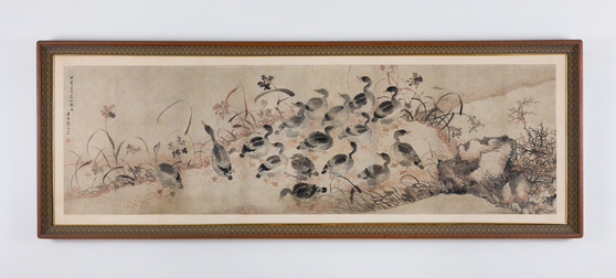 Artist Jang Seung-eop's ″Wild Geese″ (ca. 1800s) [ILMIN MUSEUM OF ART]