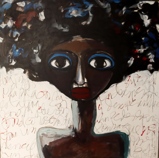A painting by Iris Pérez Romero part of her series, ″Inside the Island,″ in 2022. [IRIS PEREZ ROMERO]