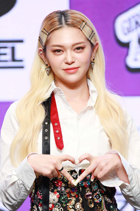 AleXa poses for the camera during her showcase held at Ilji Art Hall in southern Seoul on Friday.[ZB LABEL]