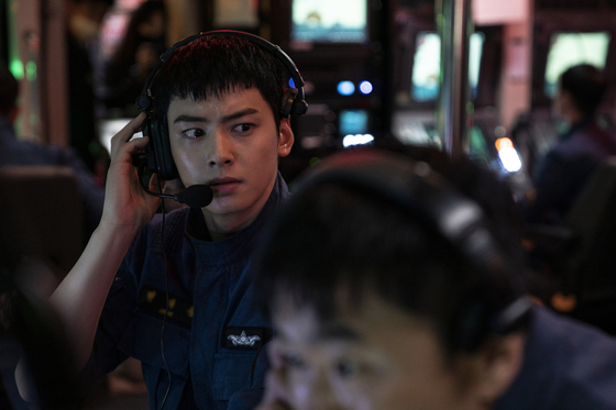 Actor Cha Eun-woo in a scene from "Decibel" [MIND MARK]