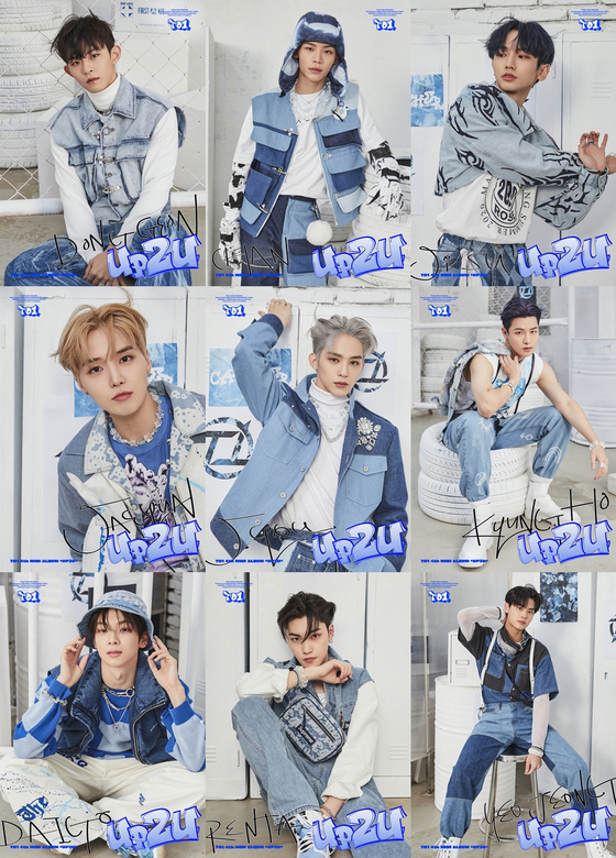 Concept images for TO1's EP ″UP2U″ [WAKEONE]