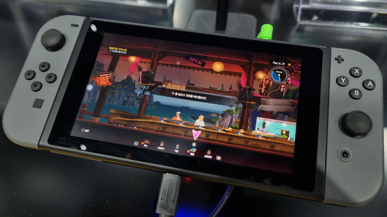 A console version of Dave the Diver exhibited on Nintendo Switch at the G-Star 2022 game festival [YOON SO-YEON]