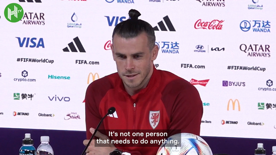 Gareth Bale doesn't feel any extra responsibility ahead of England game [ONE FOOTBALL]