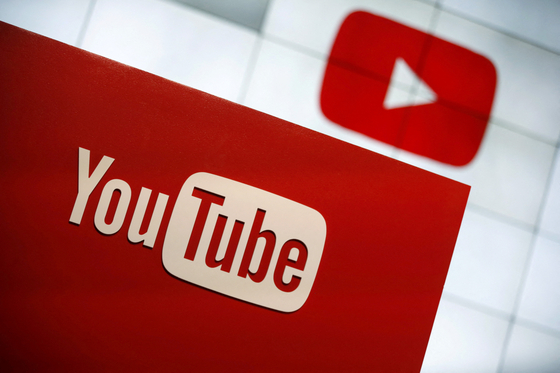 A YouTube logo at the YouTube Space LA in Playa Del Rey, Los Angeles, California, United States [REUTERS/YONHAP]