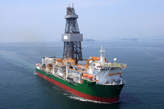 A drillship made by Samsung Heavy Industries. [SAMSUNG HEAVY INDUSTRIES]