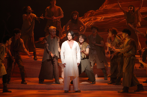 The Korean production of ″Jesus Christ Superstar″ is currently being staged at the Kwanglim Arts Center in southern Seoul. [JOONGANG ILBO]
