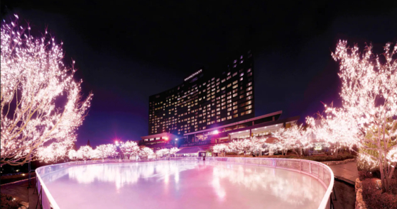 The ice rink at the Grand Hyatt Seoul, in Yongsan District, central Seoul [GRAND HYATT SEOUL]