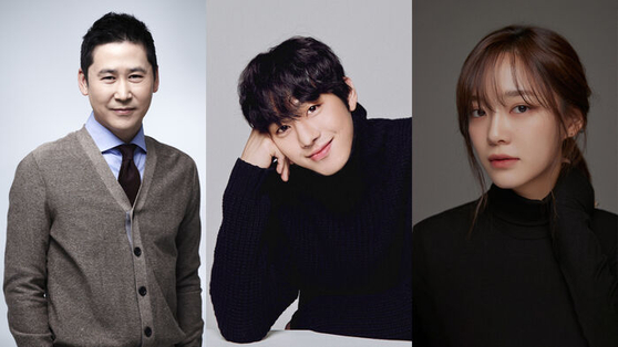 From left to right, comedian Shin Dong-yup, actors Ahn Hyo-seop and Kim Se-jeong [SCREEN CAPTURE]