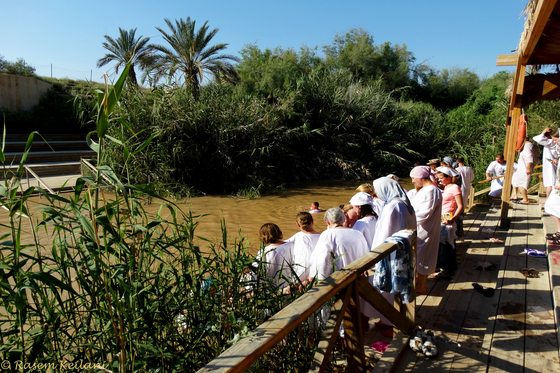 Baptism at the Bethany Beyond the Jordan. [JOURDAN TOURISM BOARD]