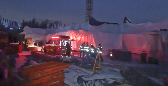  The site of an apparent carbon monoxide accident in Paju, Gyeonggi [YONHAP]