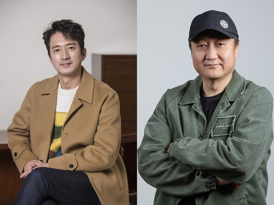 Actor Jung Joon-ho, left, and former vice director Min Sung-wook were appointed as co-directors of the Jeonju International Film Festival. [JIFF]