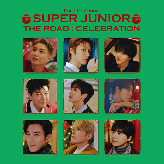 The album cover for Super Junior's album ″The Road: Celebration″ [LABEL SJ]