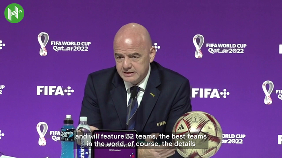 Infantino announces 32-team Men’s Club World Cup and changes in international match calendar  [ONE FOOTBALL]