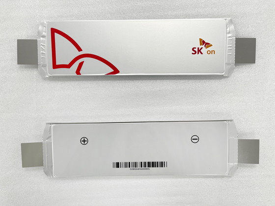 Super Fast Battery developed by SK On. The high-performance and high-nickel batteries allow the car to be charged to 80 percent in only 18 minutes, the fastest battery in the market so far. [SK INNOVATION]