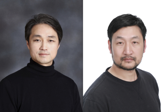 Left, Choi Jong-jin, computer graphics supervisor for "Avatar: The Way of Water," and Hwang Jung-rock, senior facial artist for the film. [YEONGHWAIN]