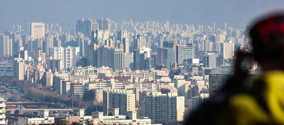 A view of a residential area in southern Seoul [YONHAP] 