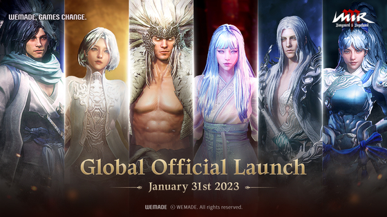 Wemade will globally launch its online mobile game Mir M: Vanguard and Vagabond on Jan. 31. [WEMADE]