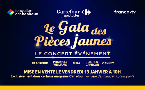 Blackpink will perform at Le Gala des Pièces Jaunes, which translates to the Yellow Coin Gala, a charity event hosted by Operation Yellow Coins. [FONDATION DES HOSPITAUX]