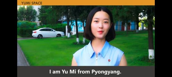 Youtuber 'Yu Mi' introduces herself on her first video covering the daily lives of Pyongyang residents, uploaded on Aug. 2, 2022. [SCREEN CAPTURE]