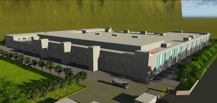A rendition of Lotte Confectionery's new ice cream plant near Pune, Maharashtra. [LOTTE CONFECTIONERY]