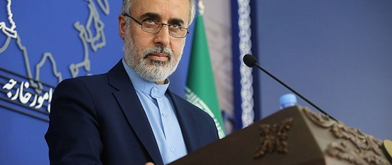Nasser Kanaani, spokesman of the Iranian foreign ministry. [IRAN GOVERNMENT WEBSITE]