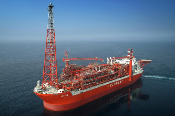 A floating production and storage offloading (FPSO) platform built by Samsung Heavy Industries [SAMSUNG HEAVY INDUSTRIES]