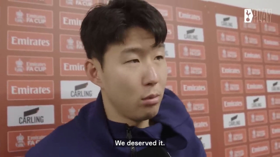 Son Heung-min on Spurs' win vs Preston and his trademark goal  [ONE FOOTBALL]