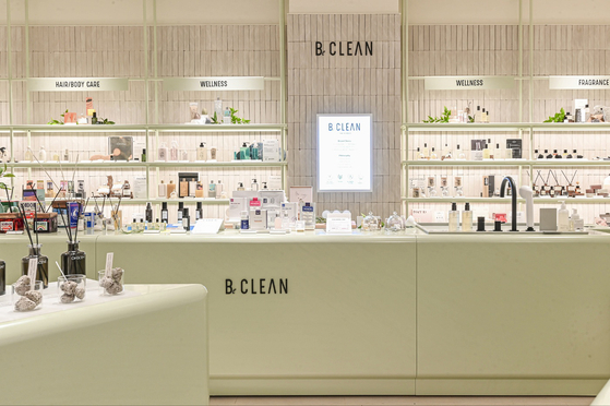 Vegan beauty store Be Clean at the Hyundai Department Store [HYUNDAI DEPARTMENT STORE]