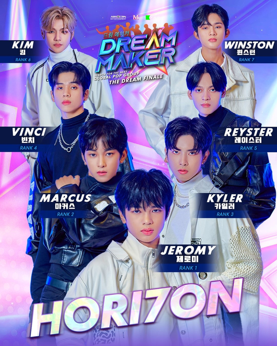 Dream Maker' final forms new seven-member Filipino boy band Hori7on