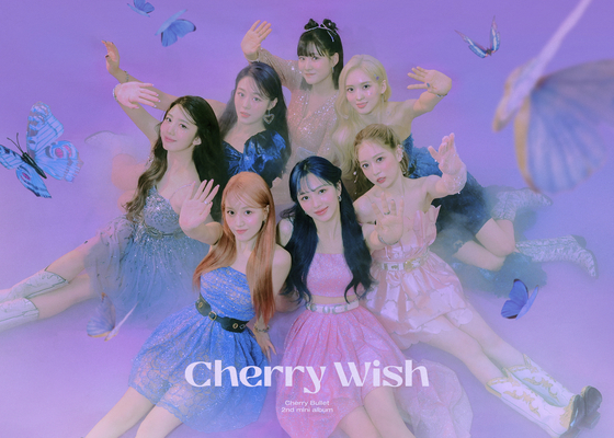 Concept photo for girl group Cherry Bullet's second EP, ″Cherry Wish″ [FNC ENTERTAINMENT]