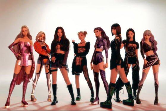 Girl group aespa with its ″ae″ virtual counterparts, ae-aespa [SM ENTERTAINMENT]