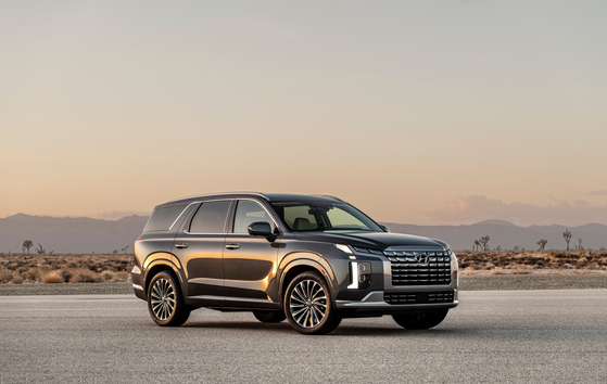 Hyundai's Palisade SUV received the highest Top Safety Pick+ rating for crash safety performance from the U.S. Insurance Institute for Highway Safety, along with Kia's Telluride SUV and the Genesis G90 sedan. [HYUNDAI MOTOR]