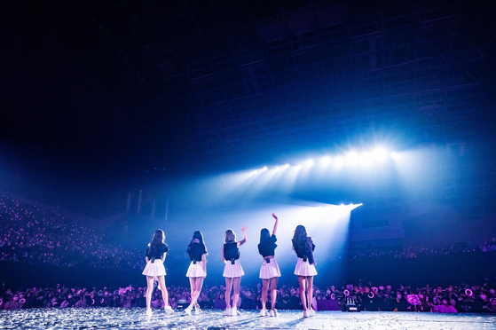 Girl group ITZY at the Japanese leg of its first world tour [JYP ENTERTAINMENT]