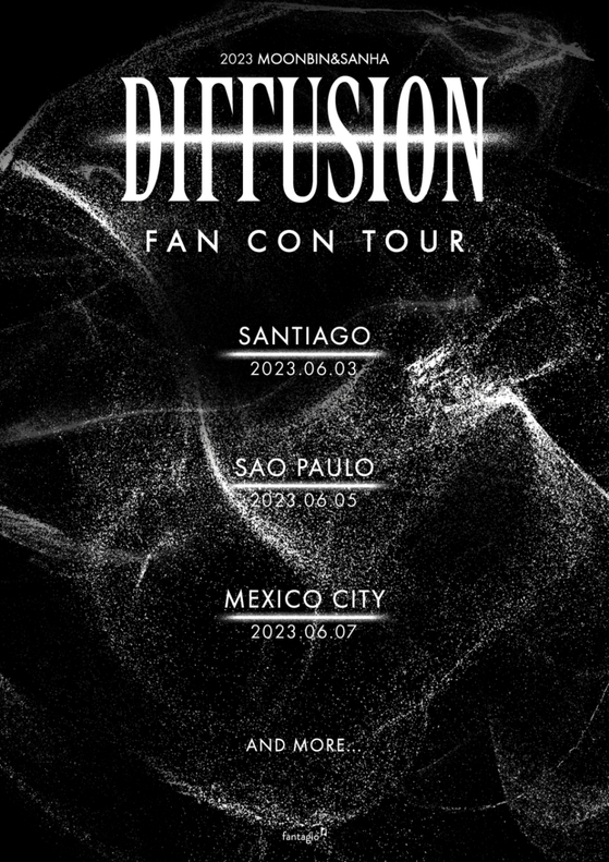 Poster for Moonbin & Sanha's fan-concert, Diffusion [FANTAGIO]